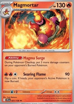 Journey Together 021/159 Magmortar (Holo)