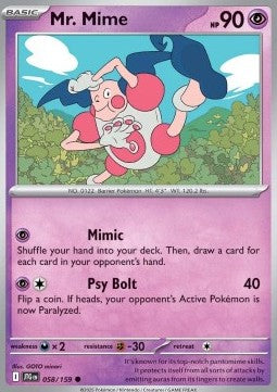Journey Together 058/159 Mr. Mime