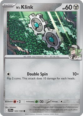 Journey Together 103/159 N's Klink (Reverse Holo)