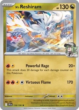 Journey Together 116/159 N's Reshiram (Holo)