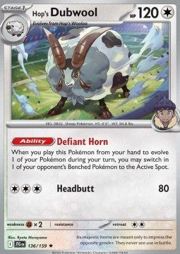 Journey Together 136/159 Hop's Dubwool (Holo)