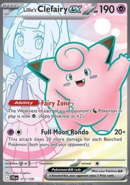 Journey Together 173/159 Lillie's Clefairy ex
