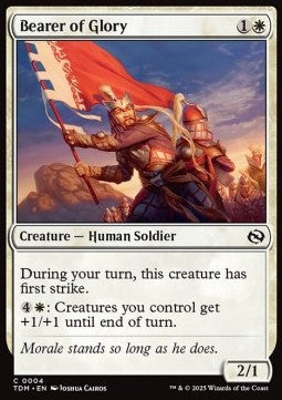 Tarkir Dragonstorm 0004 Bearer of Glory