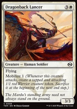 Tarkir Dragonstorm 0009 Dragonback Lancer