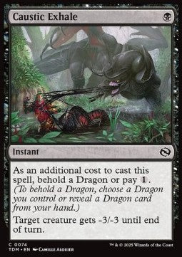 Tarkir Dragonstorm 0074 Caustic Exhale
