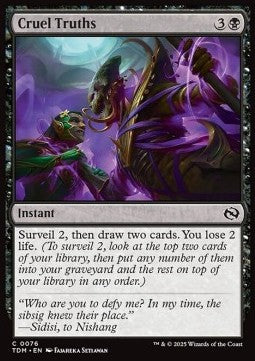 Tarkir Dragonstorm 0076 Cruel Truths