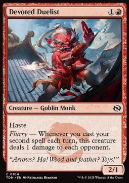 Tarkir Dragonstorm 0104 Devoted Duelist