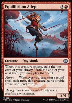 Tarkir Dragonstorm 0106 Equilibrium Adept