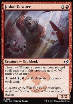 Tarkir Dragonstorm 0110 Jeskai Devotee