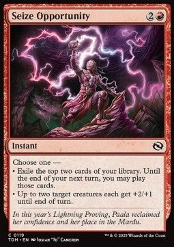 Tarkir Dragonstorm 0119 Seize Opportunity