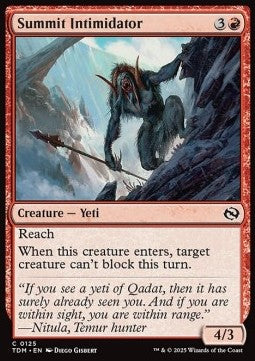 Tarkir Dragonstorm 0125 Summit Intimidator