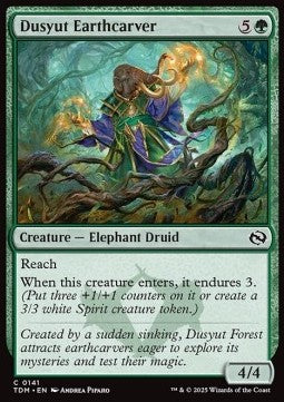 Tarkir Dragonstorm 0141 Dusyut Earthcarver