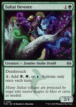 Tarkir Dragonstorm 0160 Sultai Devotee