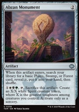Tarkir Dragonstorm 0238 Abzan Monument
