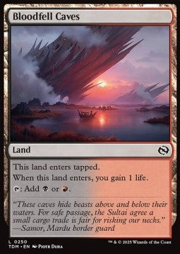 Tarkir Dragonstorm 0250 Bloodfell Caves