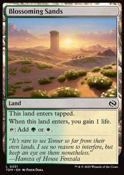 Tarkir Dragonstorm 0251 Blossoming Sands