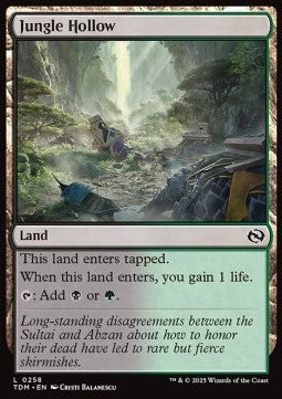 Tarkir Dragonstorm 0258 Jungle Hollow