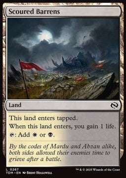 Tarkir Dragonstorm 0267 Scoured Barrens