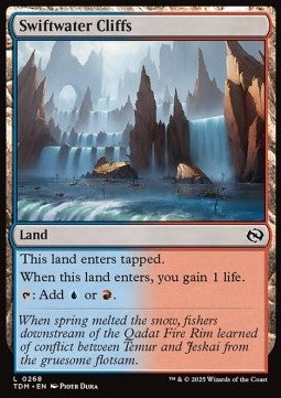 Tarkir Dragonstorm 0268 Swiftwater Cliffs