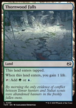 Tarkir Dragonstorm 0269 Thornwood Falls (Foil)
