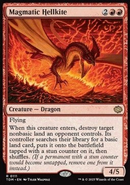 Tarkir Dragonstorm 0111 Magmatic Hellkite