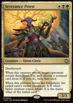 Tarkir Dragonstorm 0222 Severance Priest