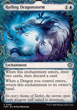 Tarkir Dragonstorm 0296 Roiling Dragonstorm (Foil)