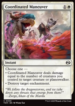 Tarkir Dragonstorm 0006 Coordinated Maneuver
