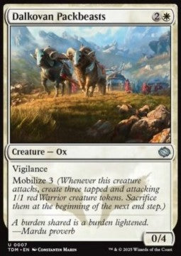 Tarkir Dragonstorm 0007 Dalkovan Packbeasts