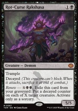 Tarkir Dragonstorm 0087 Rot-Curse Rakshasa