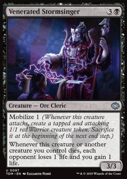 Tarkir Dragonstorm 0097 Venerated Stormsinger