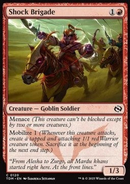 Tarkir Dragonstorm 0120 Shock Brigade