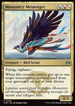 Tarkir Dragonstorm 0208 Monastery Messenger