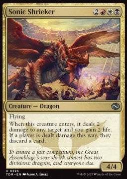 Tarkir Dragonstorm 0226 Sonic Shrieker (Foil)