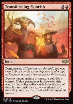 Tarkir Dragonstorm Commander 0039 Transforming Flourish