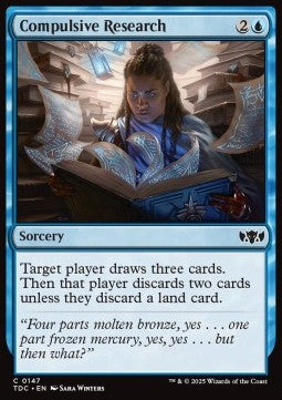 Tarkir Dragonstorm Commander 0147 Compulsive Research