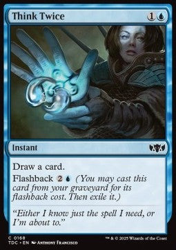 Tarkir Dragonstorm Commander 0168 Think Twice