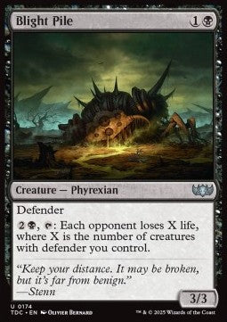 Tarkir Dragonstorm Commander 0174 Blight Pile