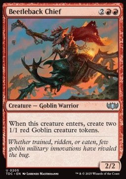 Tarkir Dragonstorm Commander 0205 Beetleback Chief