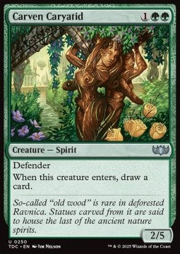 Tarkir Dragonstorm Commander 0250 Carven Caryatid