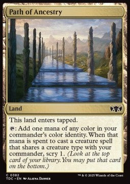 Tarkir Dragonstorm Commander 0382 Path of Ancestry