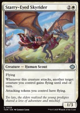 Tarkir Dragonstorm 0025 Starry-Eyed Skyrider