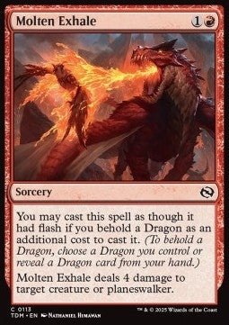 Tarkir Dragonstorm 0113 Molten Exhale
