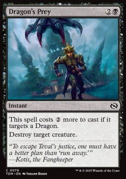 Tarkir Dragonstorm 0079 Dragon's Prey