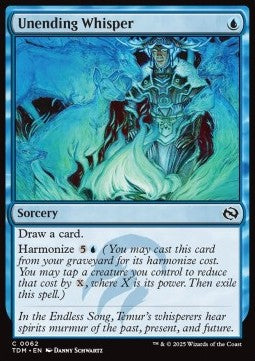 Tarkir Dragonstorm 0062 Unending Whisper (Foil)