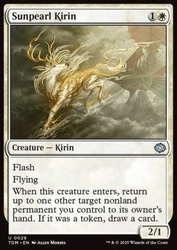 Tarkir Dragonstorm 0029 Sunpearl Kirin