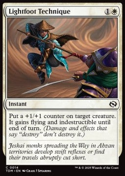 Tarkir Dragonstorm 0014 Lightfoot Technique