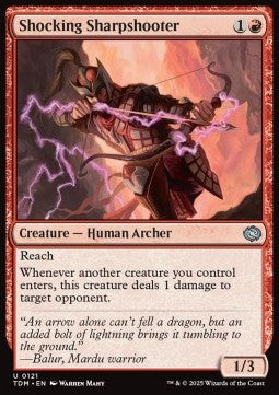 Tarkir Dragonstorm 0121 Shocking Sharpshooter