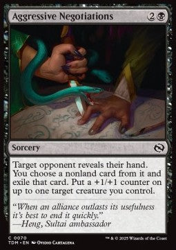 Tarkir Dragonstorm 0070 Aggressive Negotiations