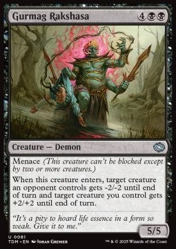 Tarkir Dragonstorm 0081 Gurmag Rakshasa